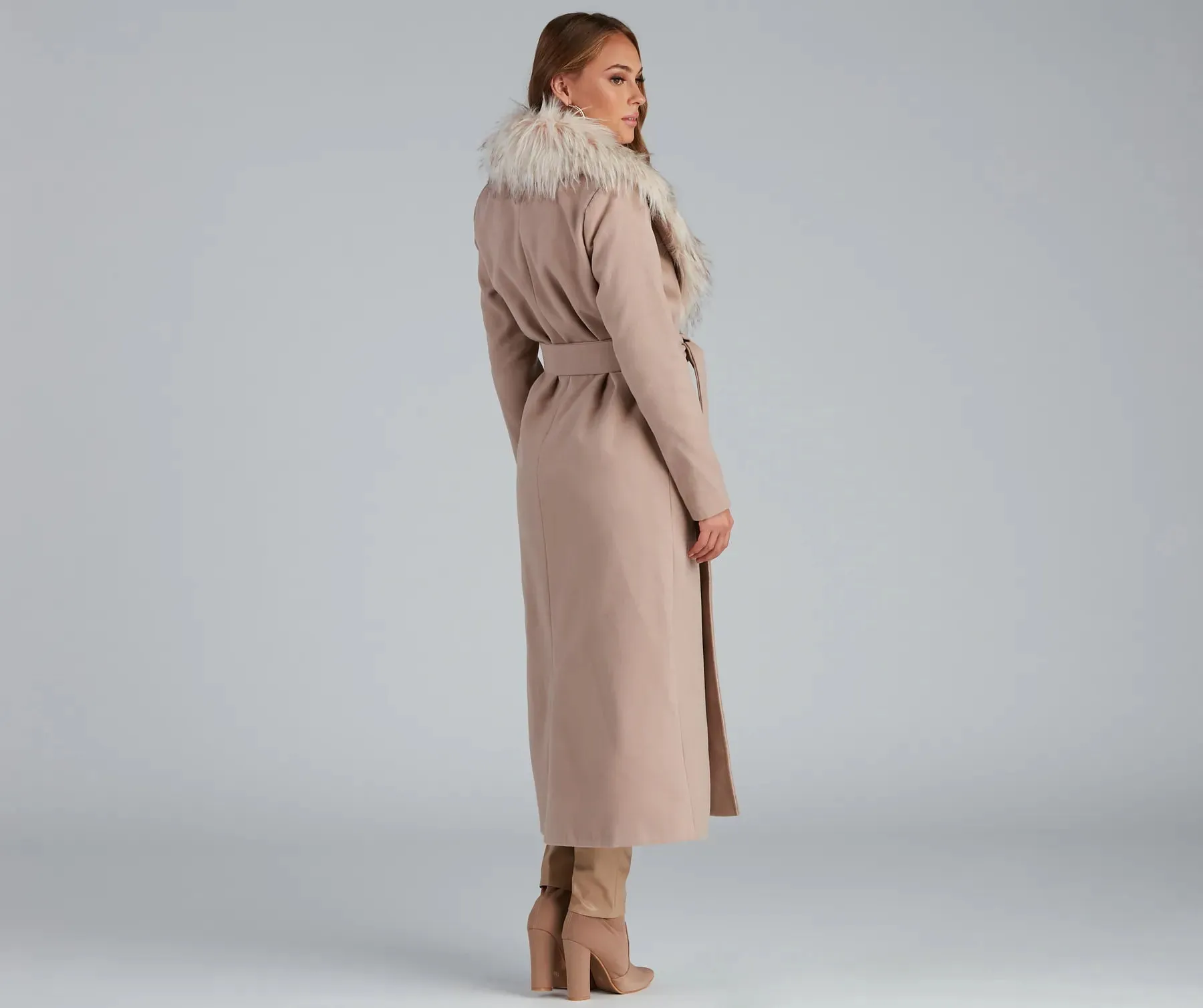 A Formal Affair Faux Fur Jacket