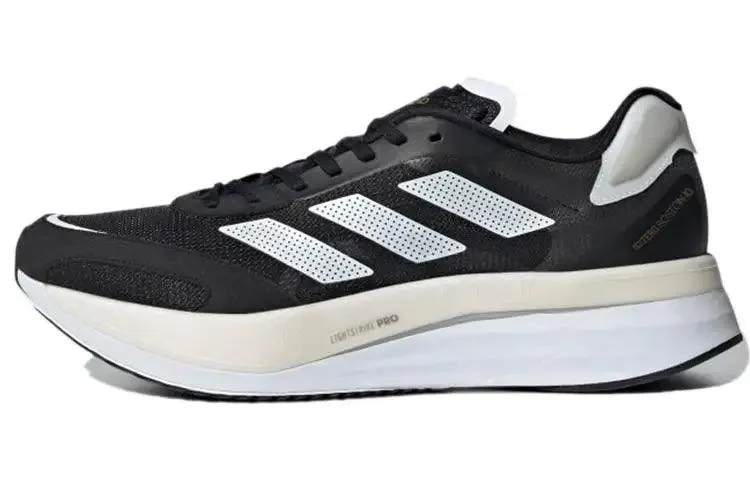 Adidas Adizero Boston 10 Black White Sneakers Shoes H67513
