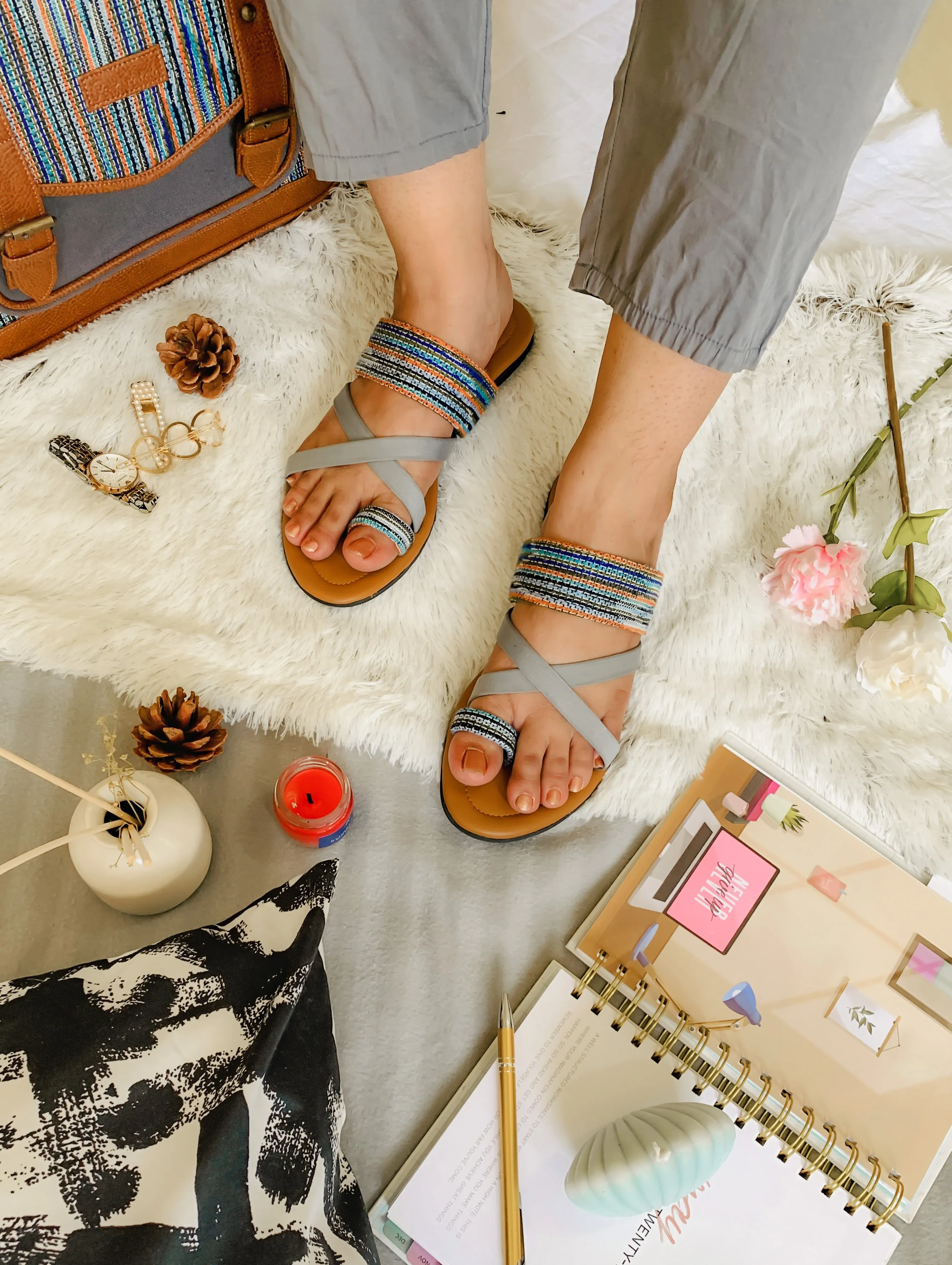 Alluring Strings Slip Ons