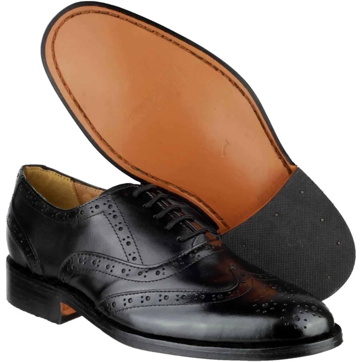 Amblers Ben Leather Soled Oxford Brogue Shoes