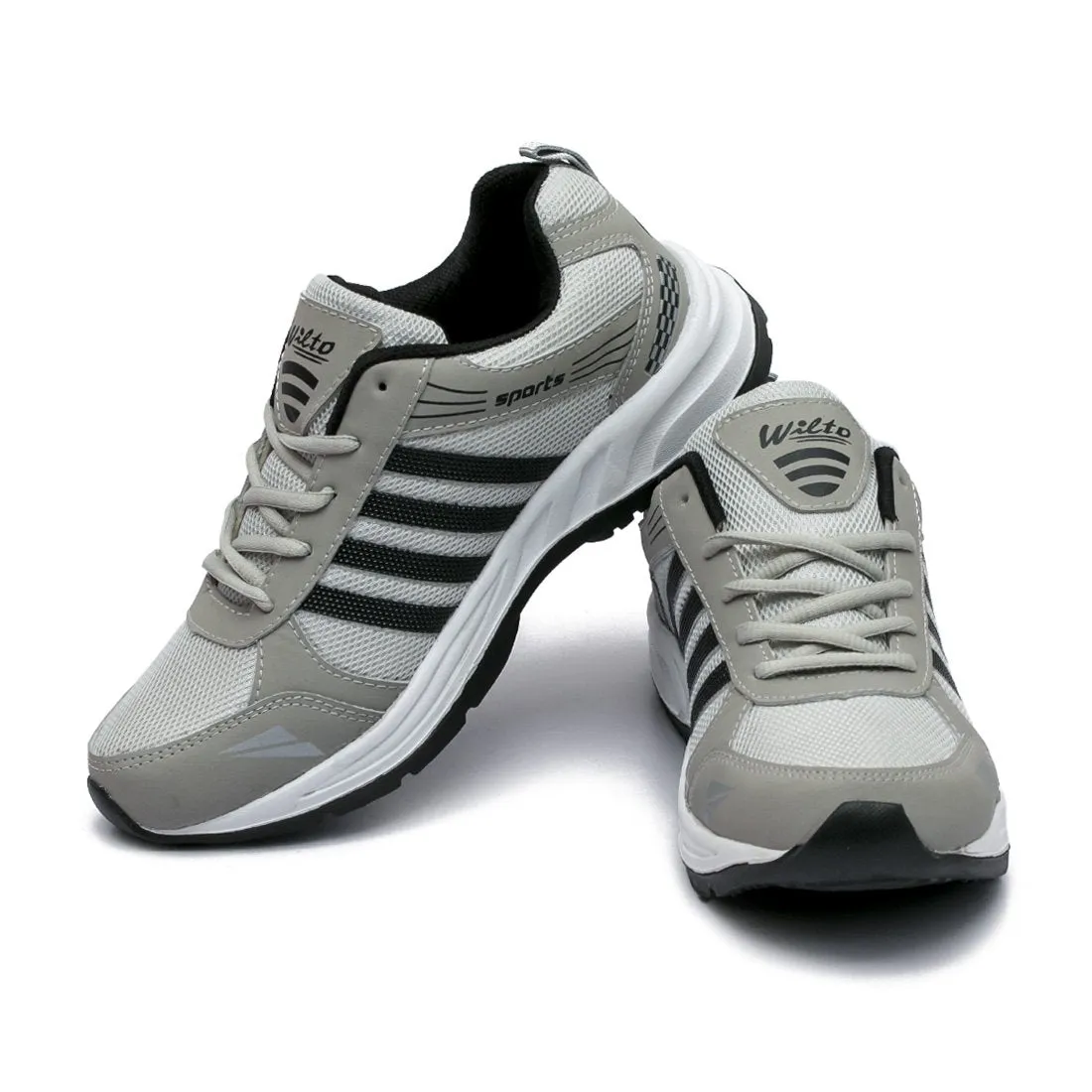 ASIAN Men's Wonder-13 Sports Running Shoes Grey 8 UK