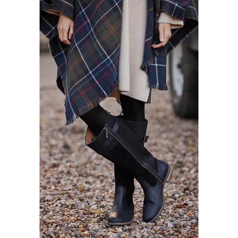 Barbour Fareham Waterproof Ladies Tall Boots - Black
