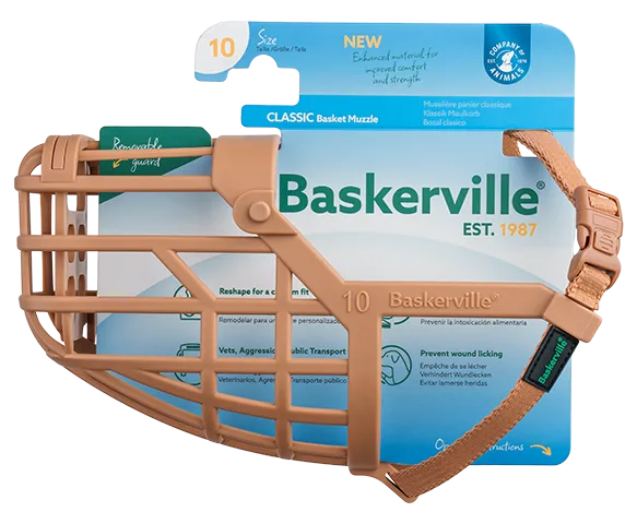 Baskerville | Dog Behaviour & Training | Lightweight Basket Muzzle  - Classic