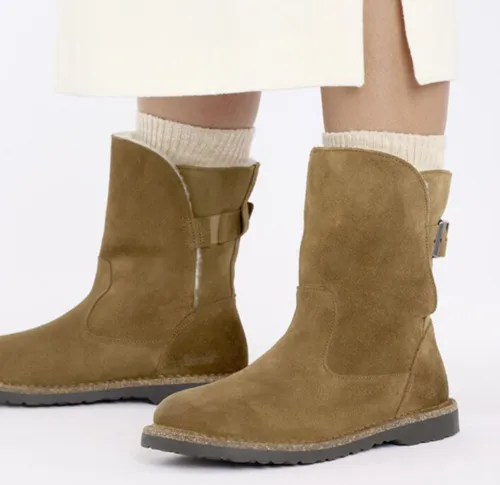 Birkenstock Ladies Mid Boot - Uppsala - Dark Tan