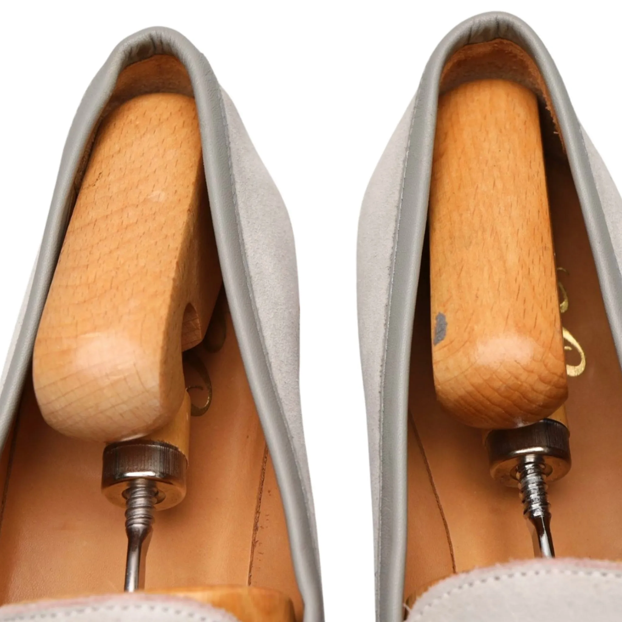 'Capri' Light Grey Suede Loafer UK 9.5 E