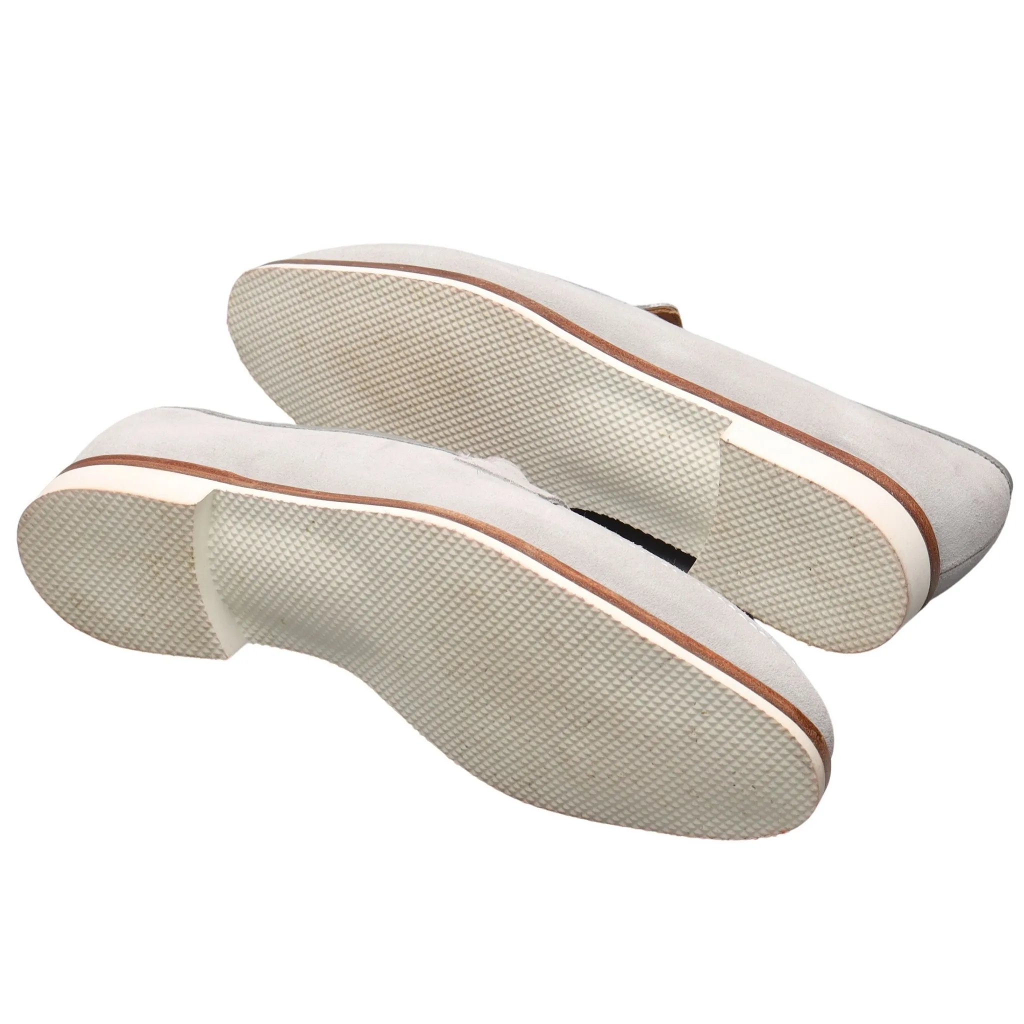 'Capri' Light Grey Suede Loafer UK 9.5 E