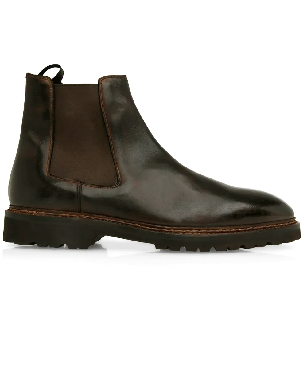 Cavaliere Welt Chelsea Boot in Dark Chocolate