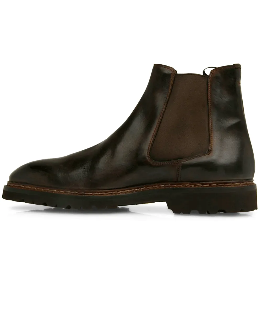 Cavaliere Welt Chelsea Boot in Dark Chocolate