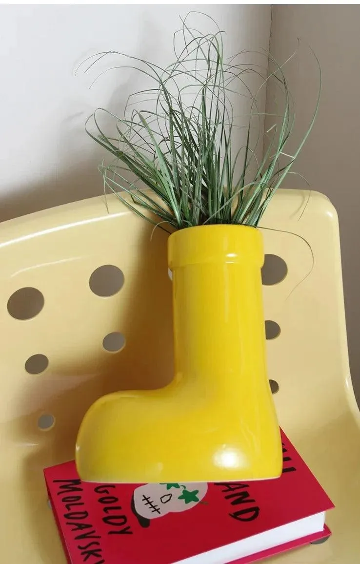 Ceramic Boot Vases