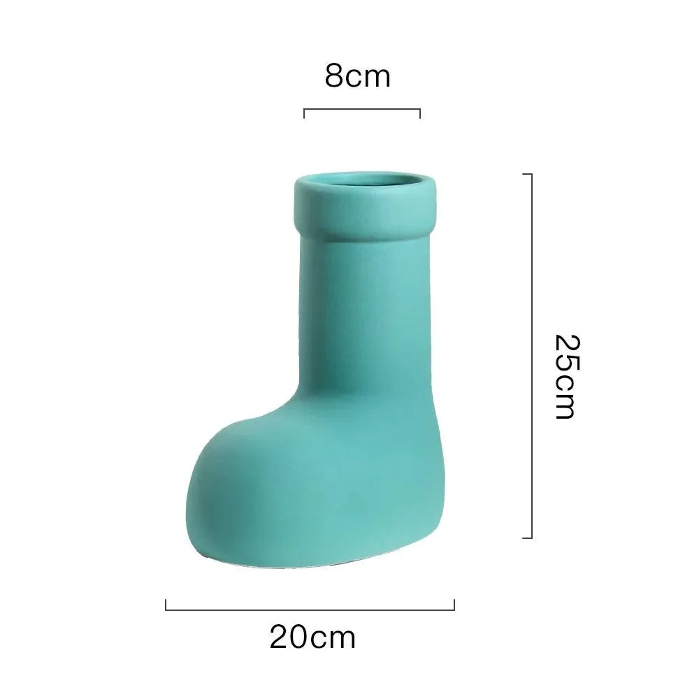 Ceramic Boot Vases