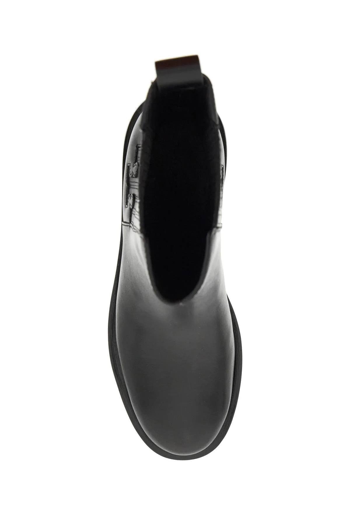 chelsea ankle boots with t-shaped finishes 157534 PERFECT BLACK