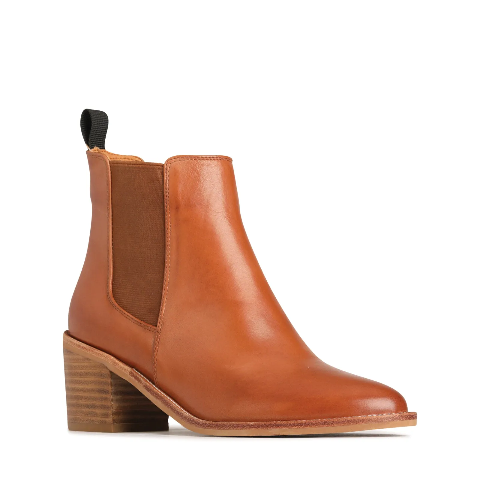 CIARYN LEATHER ANKLE BOOTS