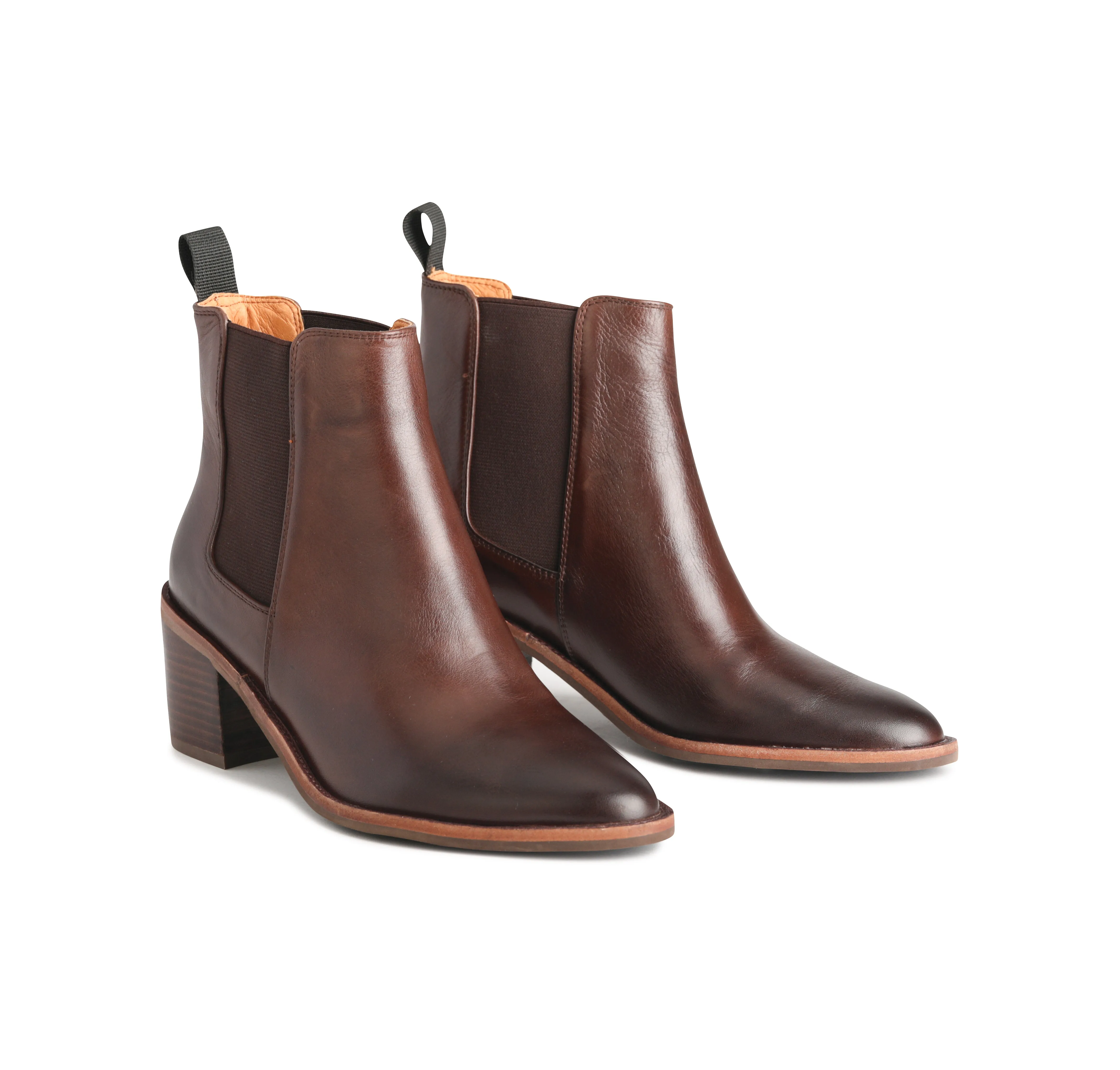 CIARYN LEATHER ANKLE BOOTS