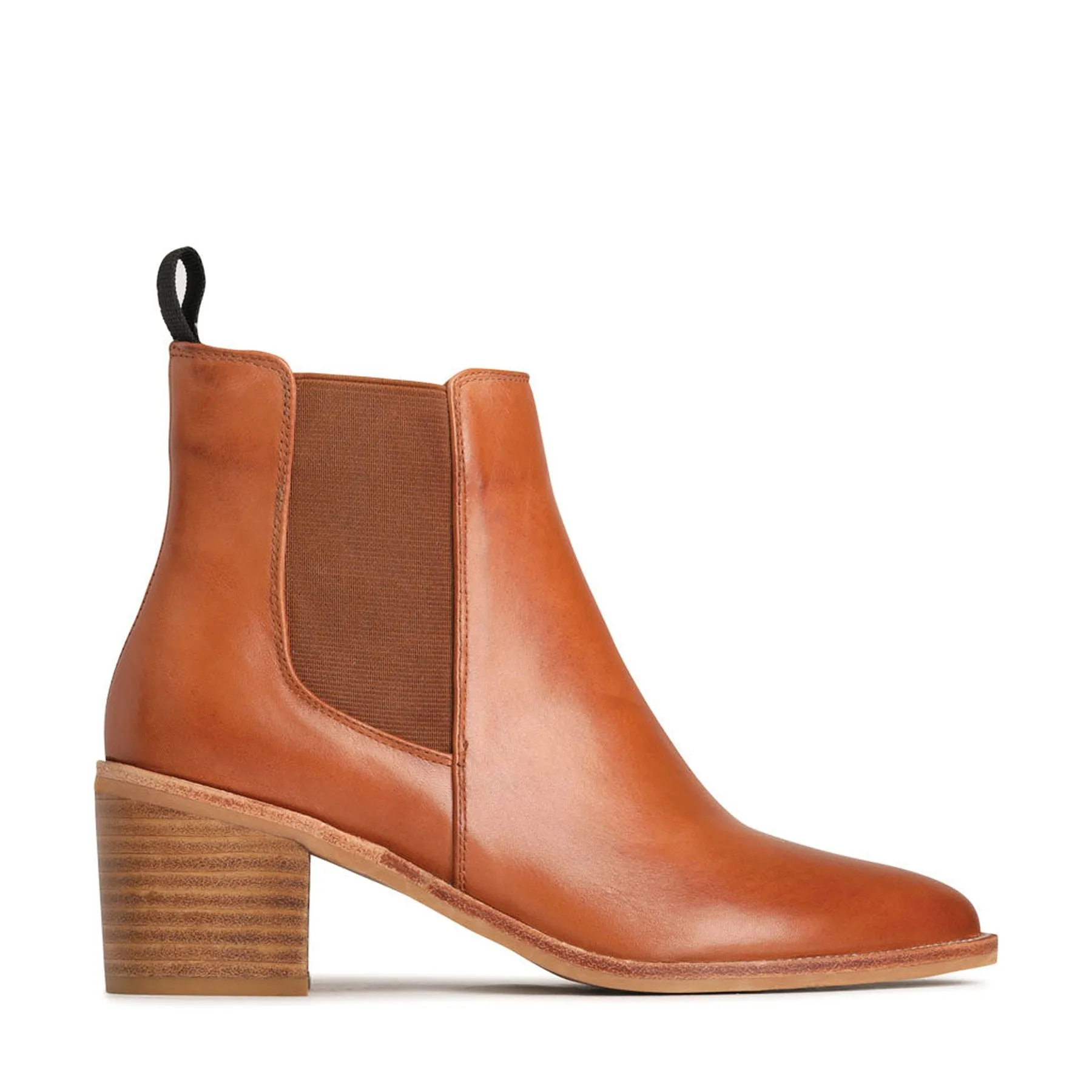CIARYN LEATHER ANKLE BOOTS