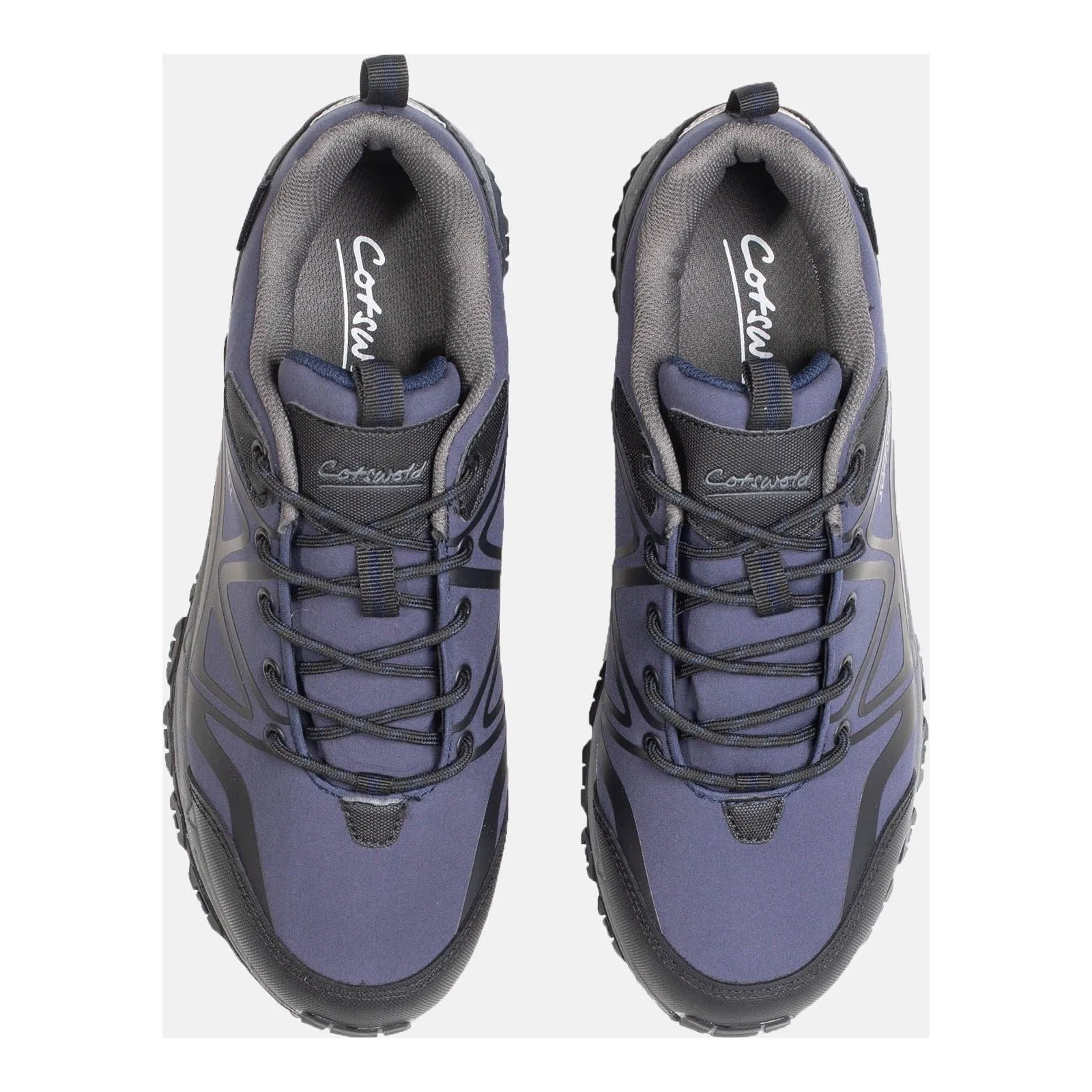 Cotswold Men Hiking Boots - Abbeydale Low Hiker in Blue/Black/Grey, 7-12