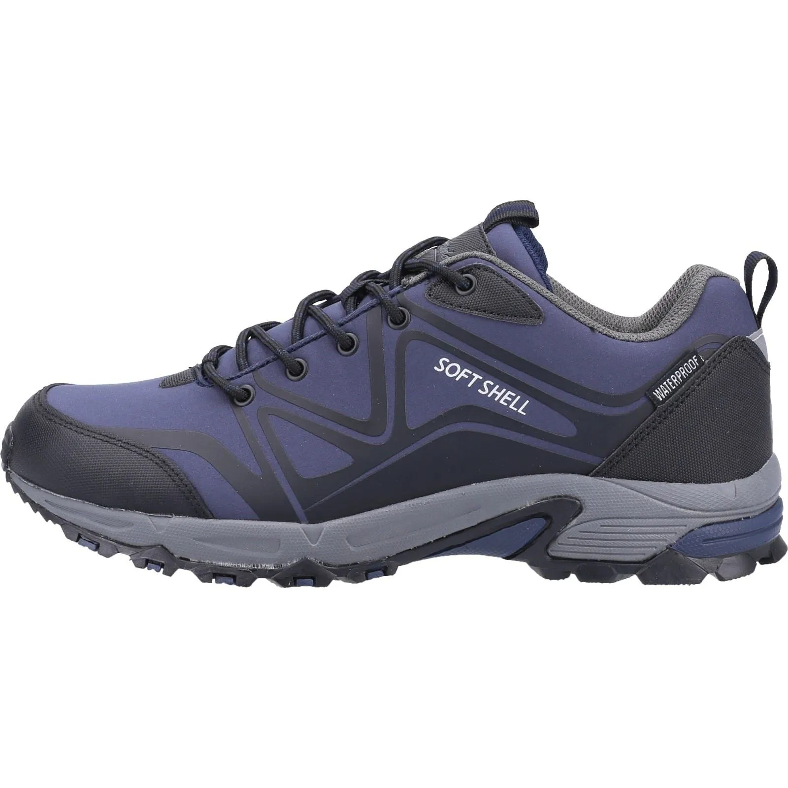 Cotswold Men Hiking Boots - Abbeydale Low Hiker in Blue/Black/Grey, 7-12