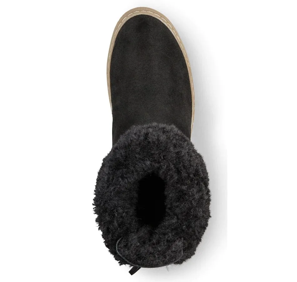 Cougar Women's Devon Winter Sneaker Boots- Black Suede