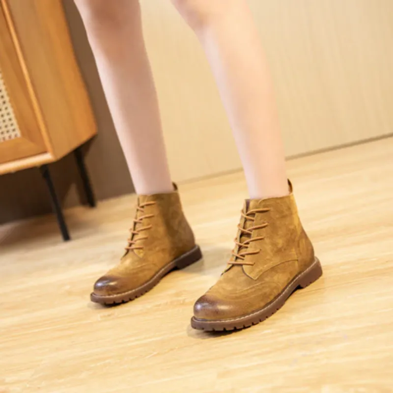 Cuzcare Orthopedic Women Boots Arch Support Warm Waterproof Ankle Boot