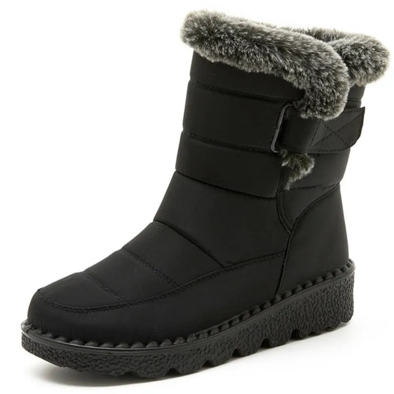 Cuzcare Orthopedic Women Boots Arch Support Warm Waterproof High Top Boots