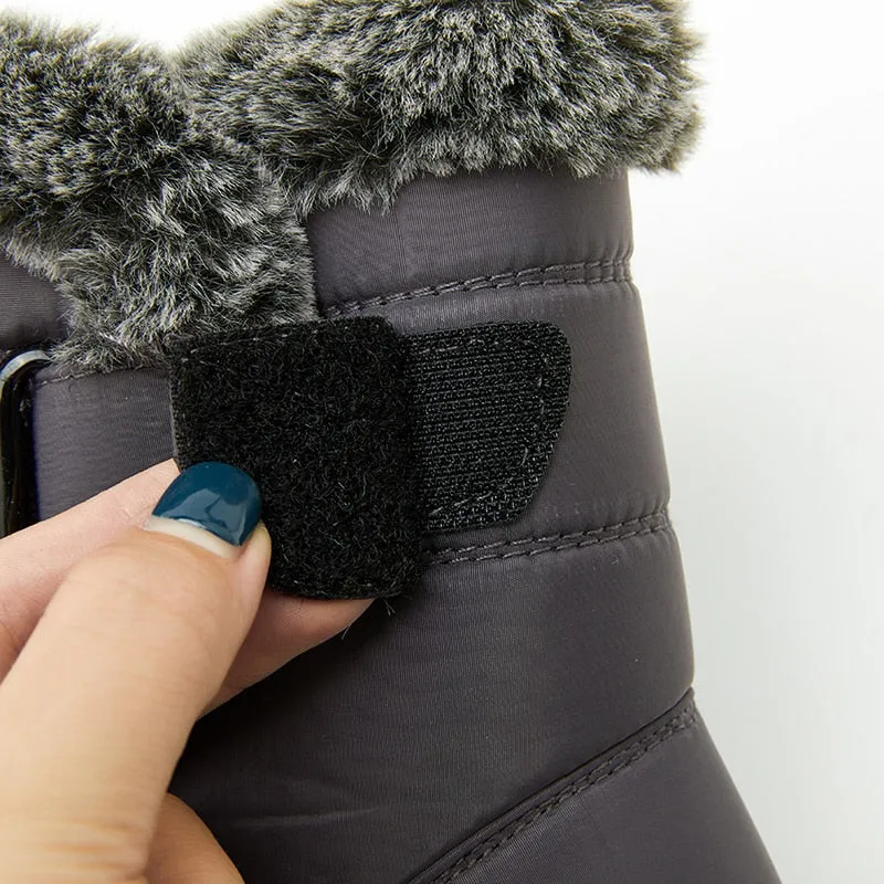 Cuzcare Orthopedic Women Boots Arch Support Warm Waterproof High Top Boots