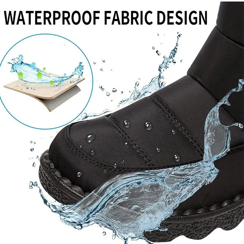 Cuzcare Orthopedic Women Boots Arch Support Warm Waterproof High Top Boots
