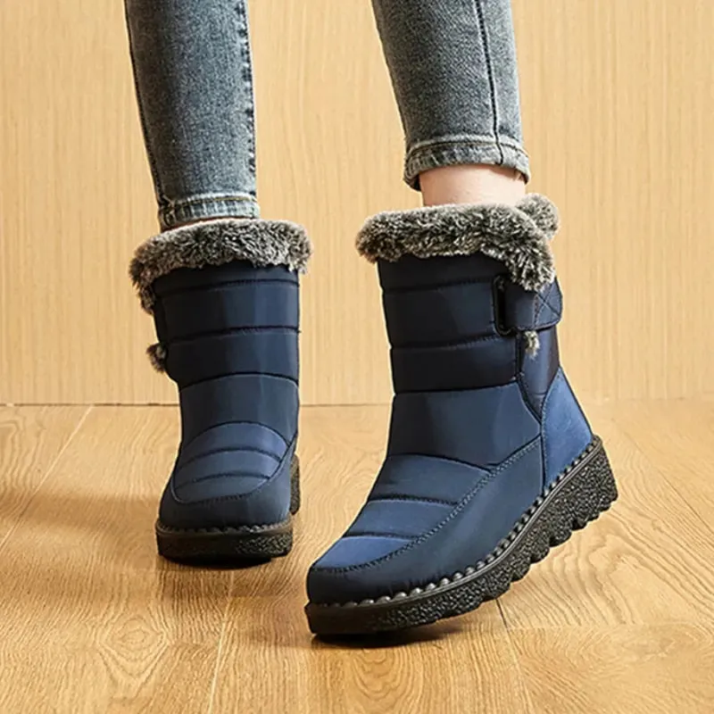 Cuzcare Orthopedic Women Boots Arch Support Warm Waterproof High Top Boots