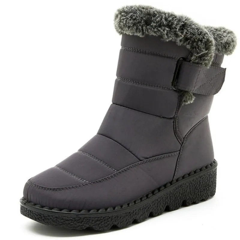 Cuzcare Orthopedic Women Boots Arch Support Warm Waterproof High Top Boots