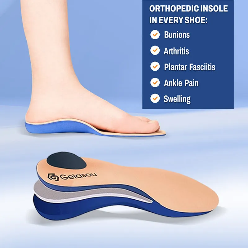 Cuzcare Orthopedic Women Boots Arch Support Warm Waterproof High Top Boots