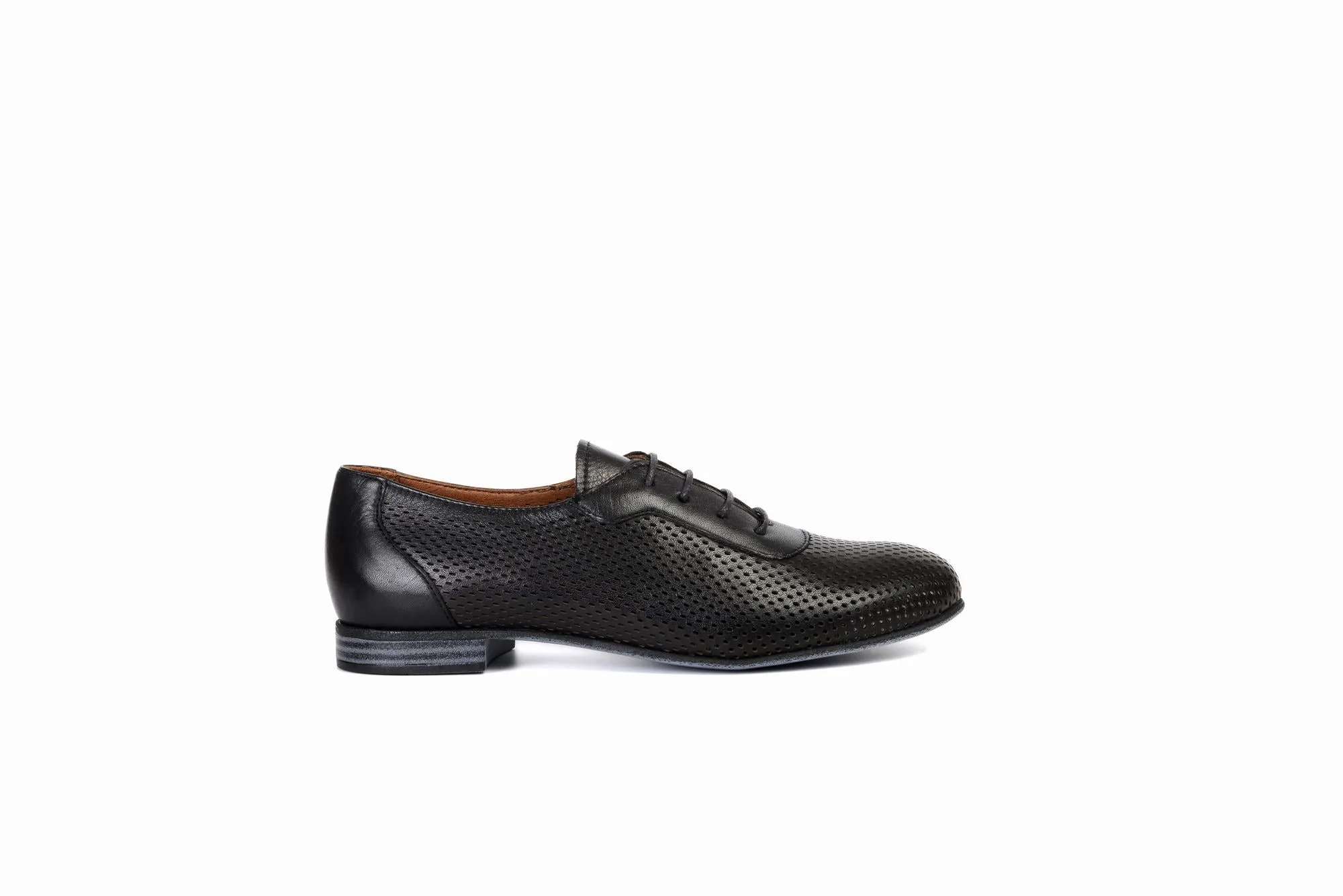 FOOT FEDERATION OPENWORK OXFORD WOMEN'S SHOE BLACK