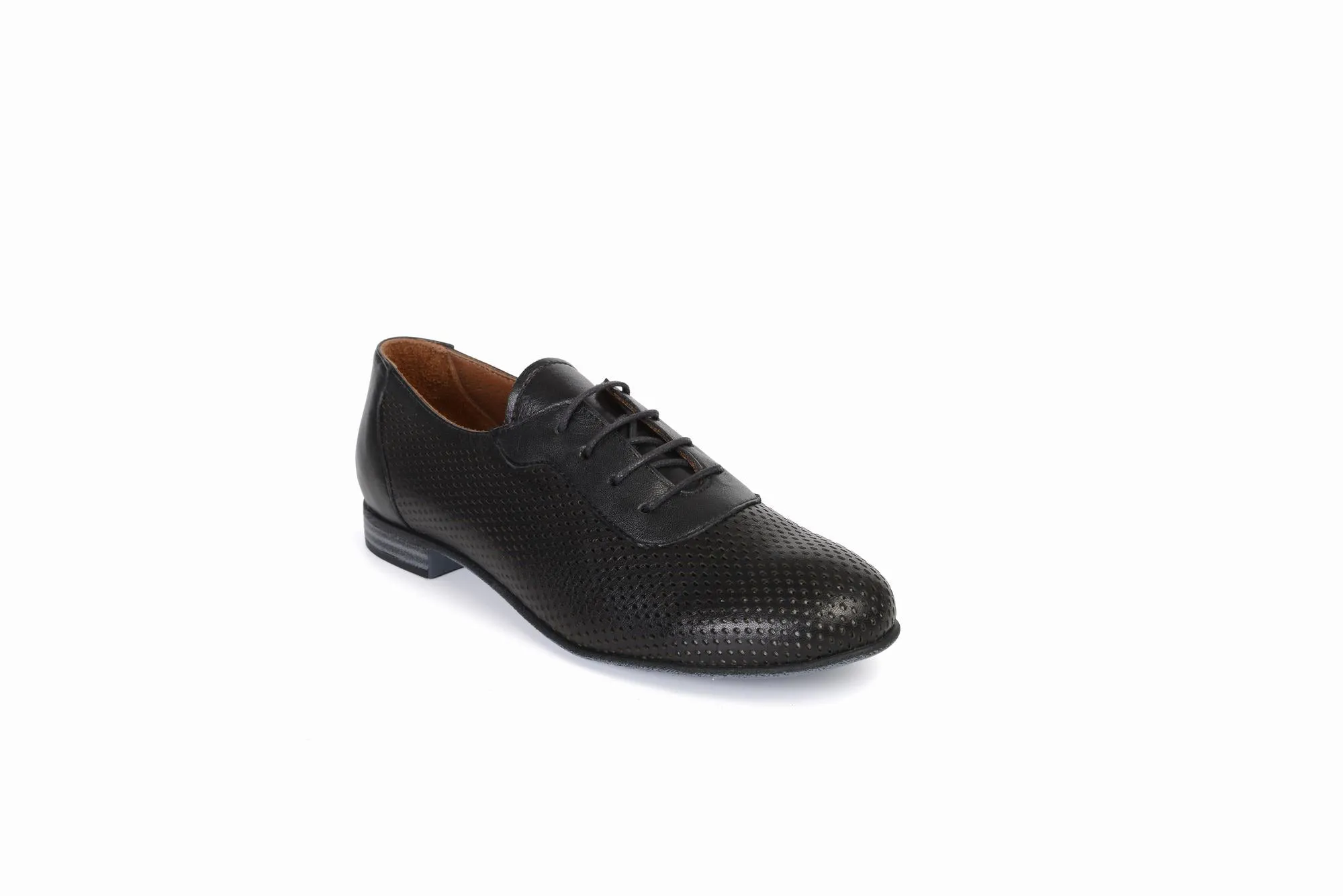FOOT FEDERATION OPENWORK OXFORD WOMEN'S SHOE BLACK