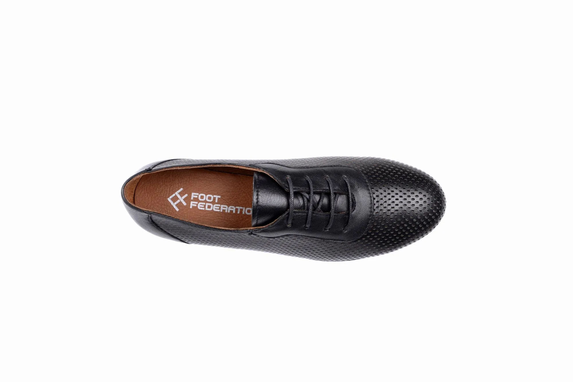 FOOT FEDERATION OPENWORK OXFORD WOMEN'S SHOE BLACK