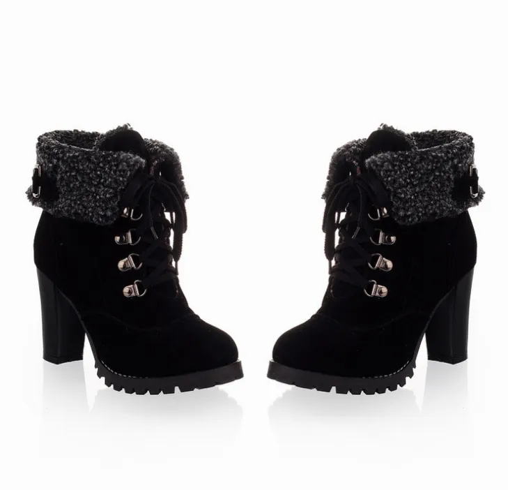 Fur Lined Ankle Boots