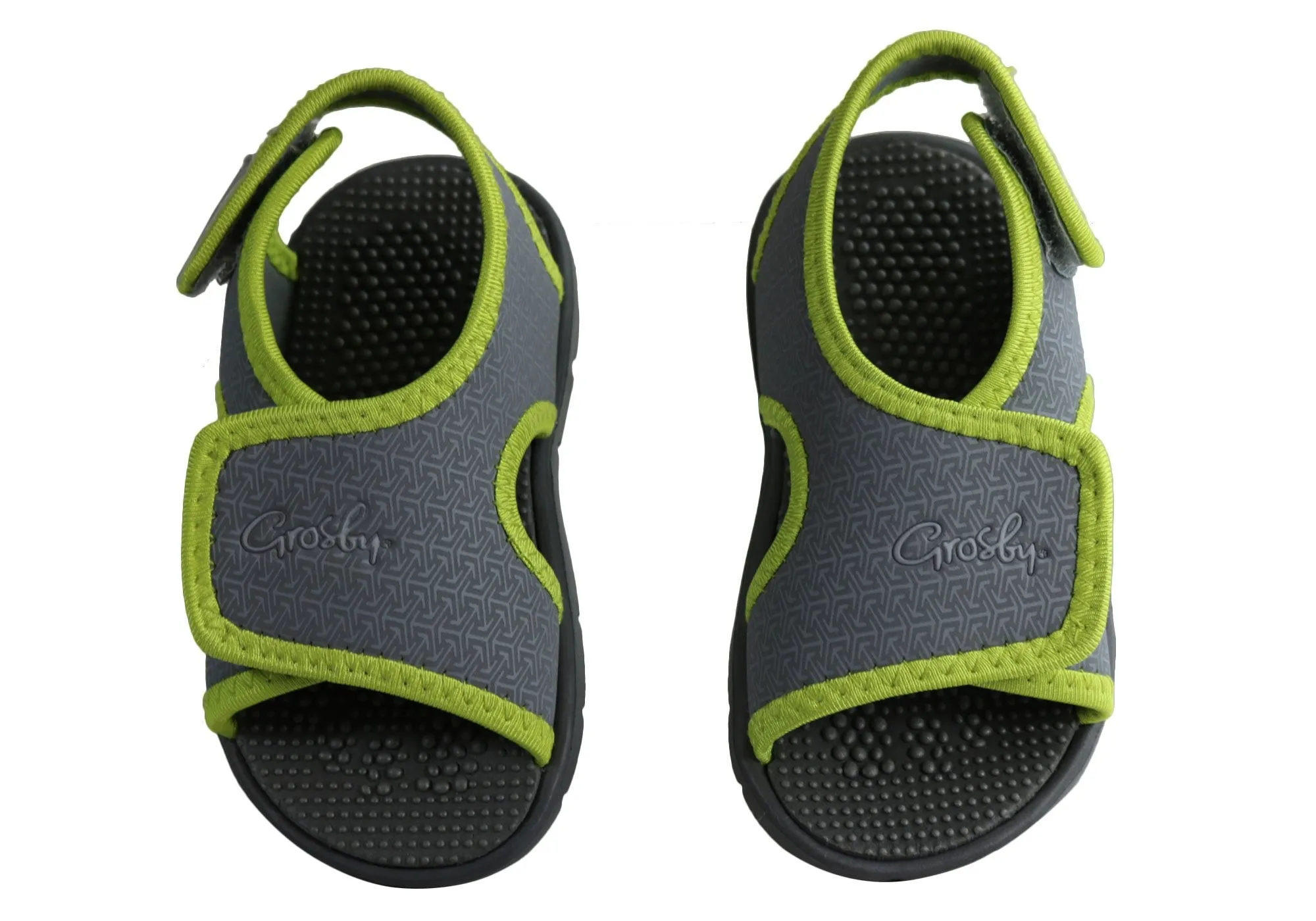 Grosby Chip Infant Toddler Junior Kids Comfortable Adjustable Sandals