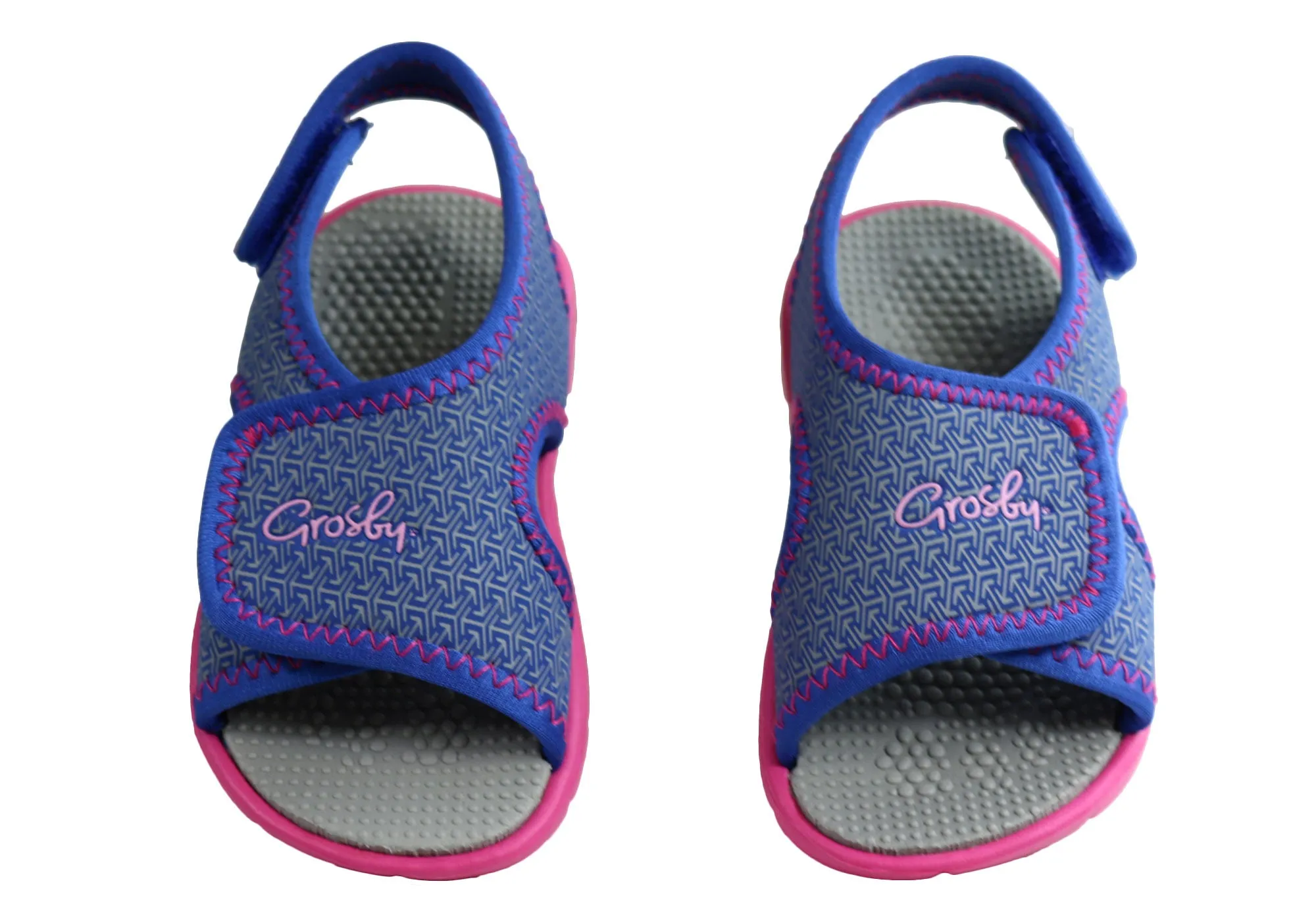 Grosby Chip Infant Toddler Junior Kids Comfortable Adjustable Sandals
