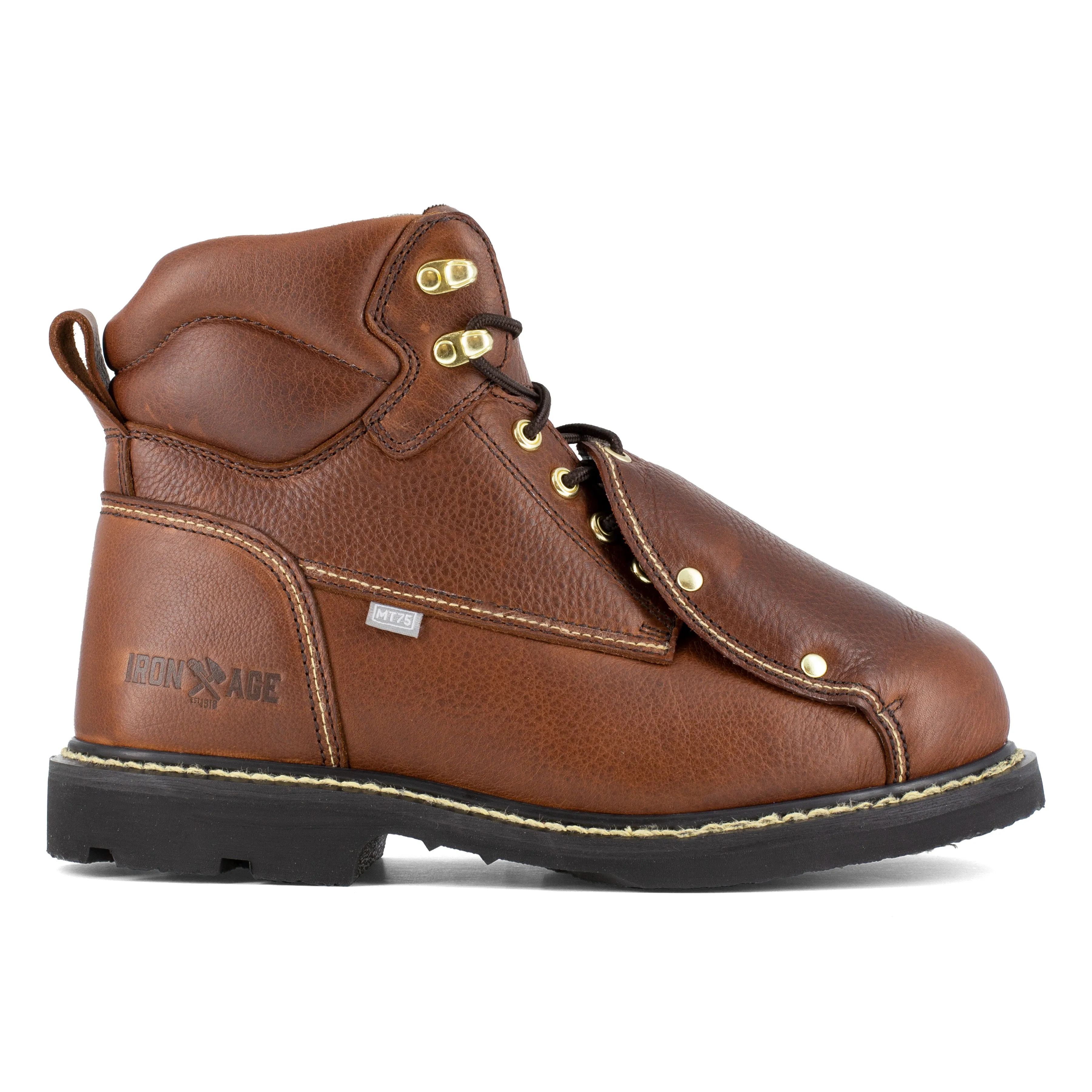 Iron Age Men's Groundbreaker 6" Steel Toe External Work Boot - Brown - IA5017
