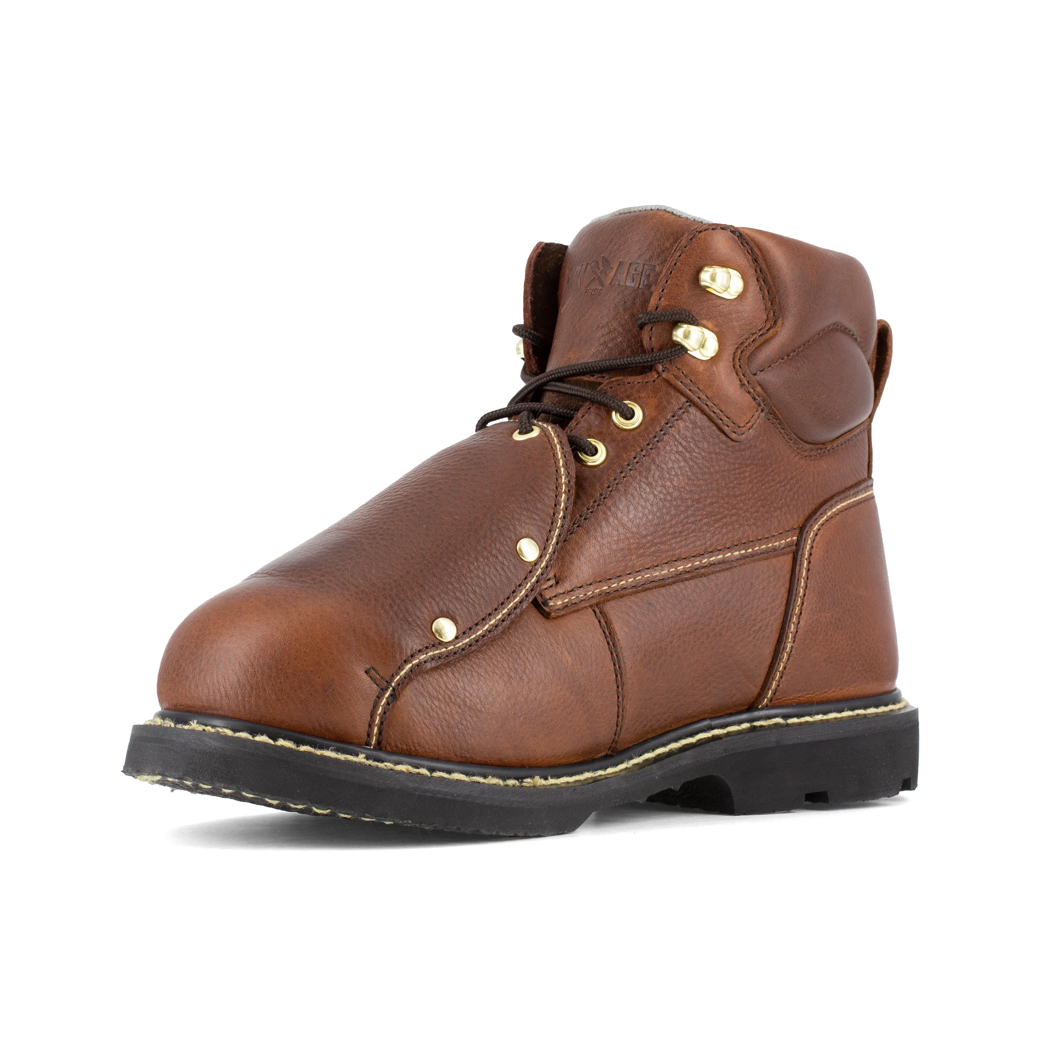 Iron Age Men's Groundbreaker 6" Steel Toe External Work Boot - Brown - IA5017