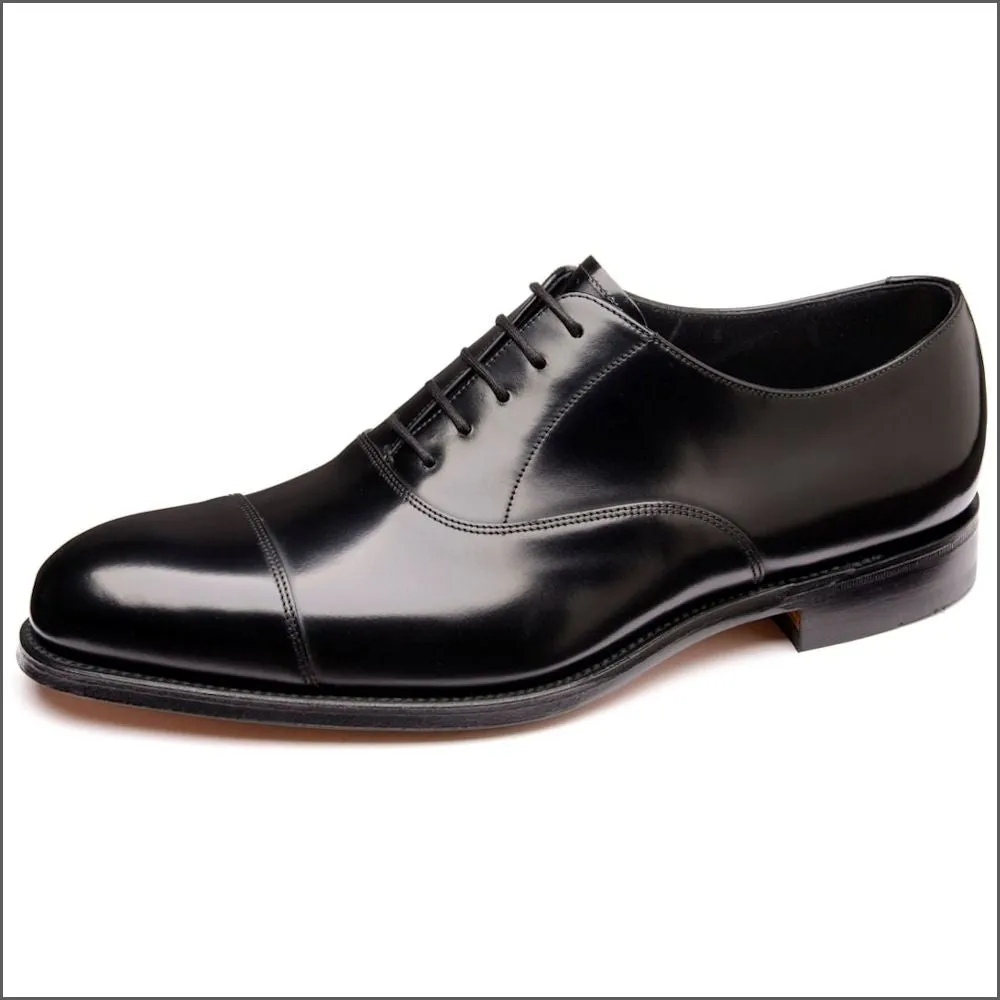 Loake Elgin Black Toe Cap Oxford@