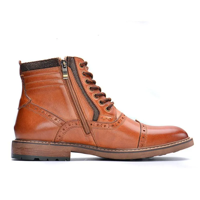 Men  Casual High Top Martin Boots