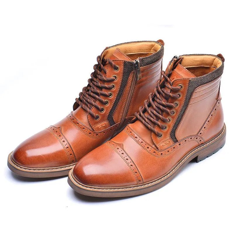 Men  Casual High Top Martin Boots