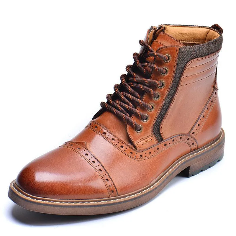 Men  Casual High Top Martin Boots