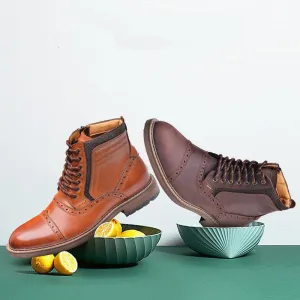 Men  Casual High Top Martin Boots