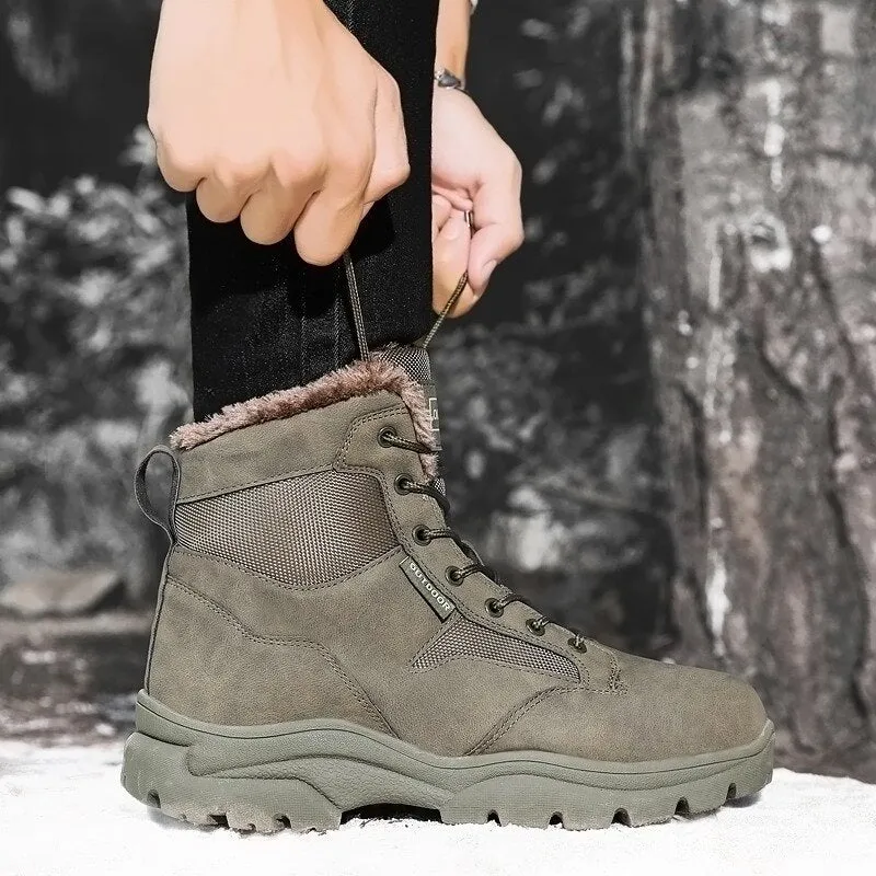 Men's Ankle Waterproof Military Boots