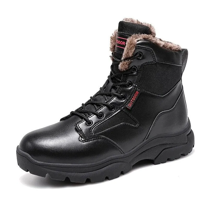 Men's Ankle Waterproof Military Boots