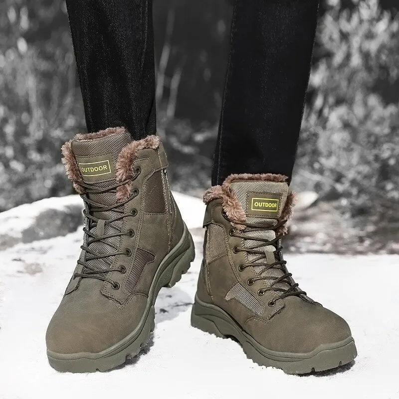 Men's Ankle Waterproof Military Boots