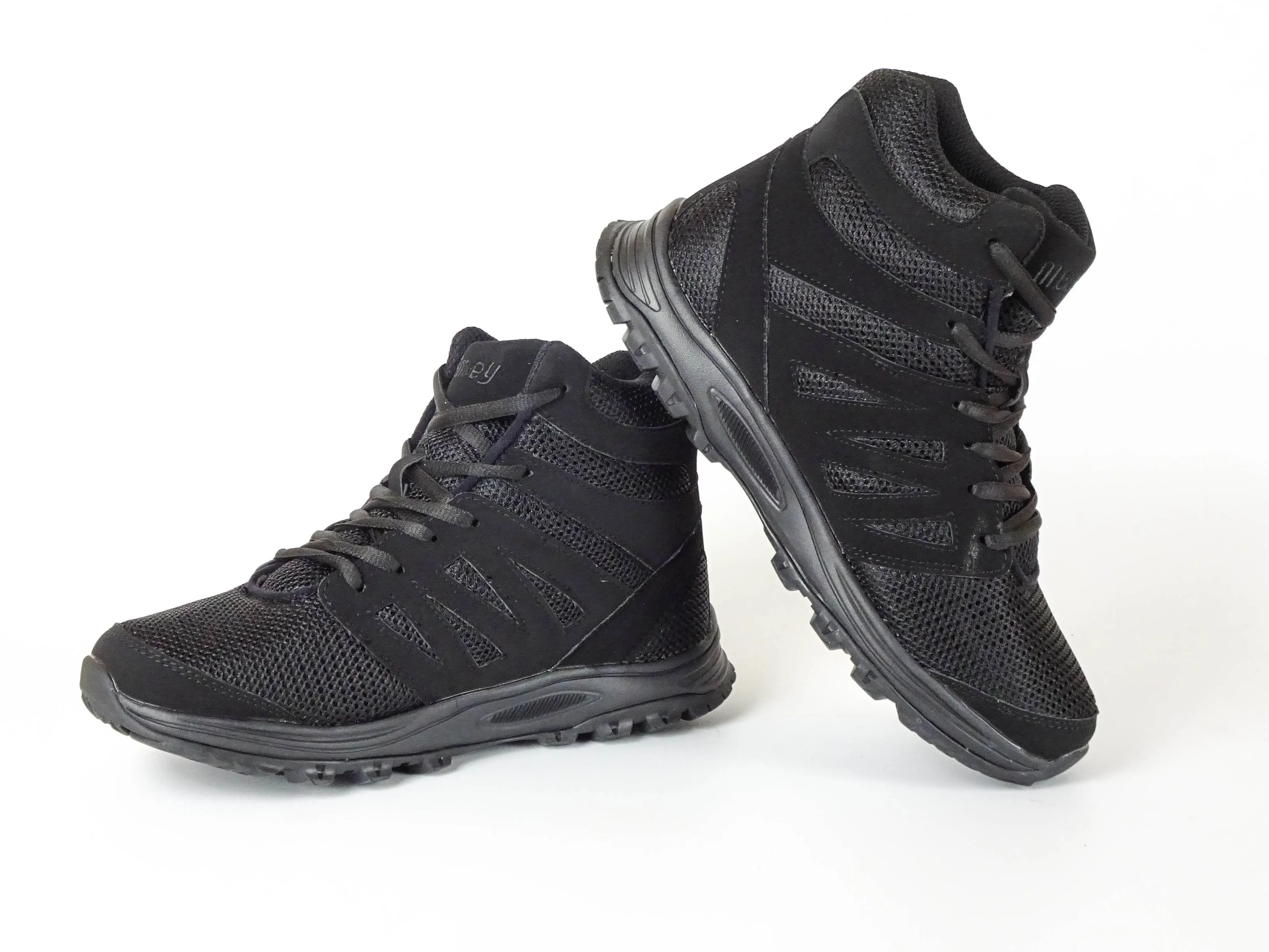 Mt. Emey 9315 Black - Women's Mesh Walking 5" Boots Black Lace