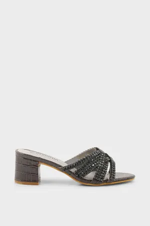 Party Wear Slip On I29187-Grey