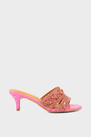 Party Wear Slip On I29188-Peach