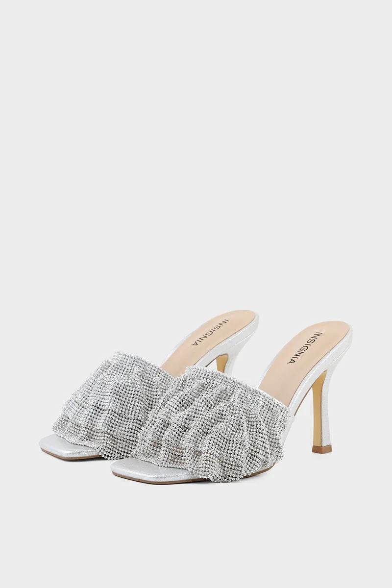 Party Wear Slip On I29293-Silver