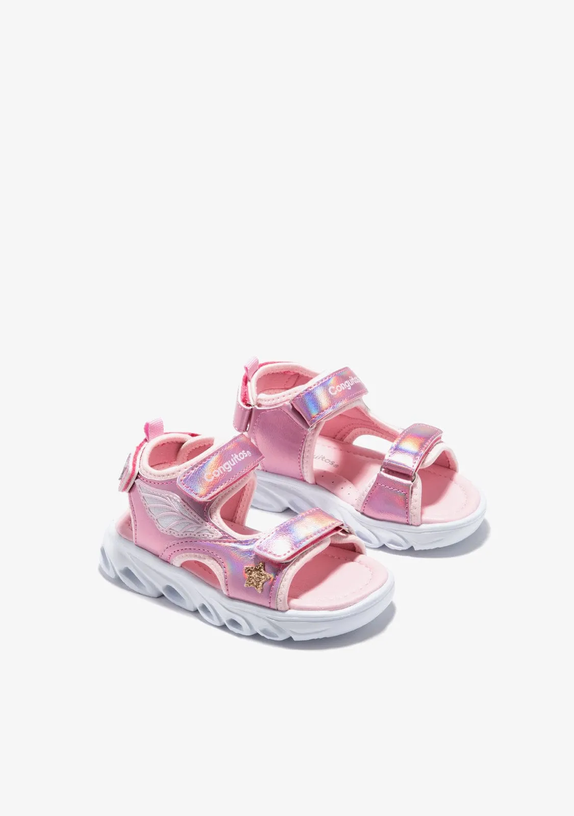 Pink With Lights Sport Sandals