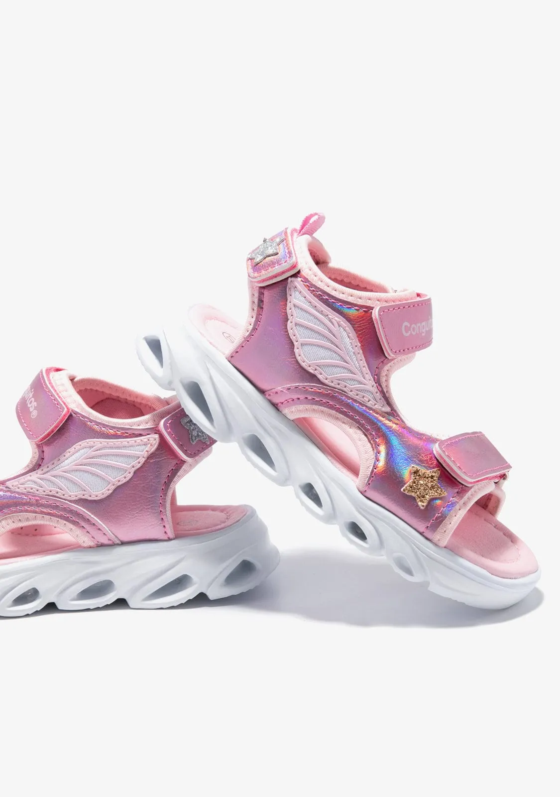 Pink With Lights Sport Sandals